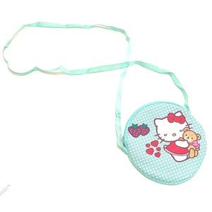 Hello Kitty Cross Body Purse Mint Green